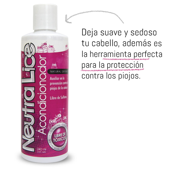 Acondicionador preventivo contra piojos