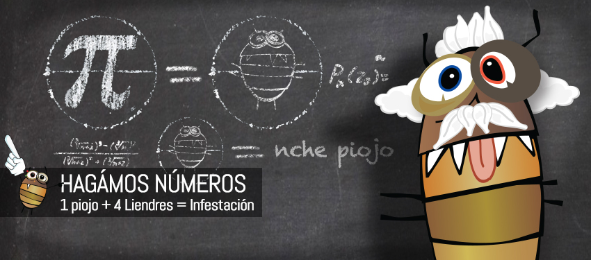 Desarrollo de una infestación de piojos en 1 mes